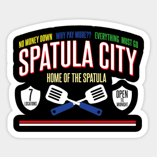 Spatula City - Home of the Spatula Sticker